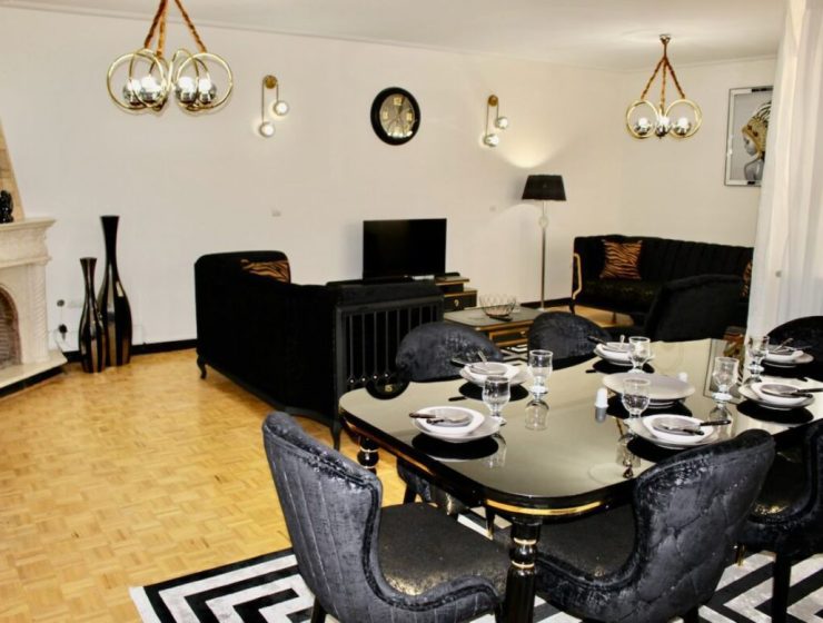 Elegant Furnished Two-Bedroom Apartment in Shahrak-e Gharb